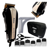 Cortador De Cabelo Philco Profissional 14w E Pente Pra Barba