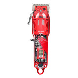 Cortador De Cabelo Wmark Ng320 Vermelho + 2 Ceramica