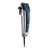 Cortador De Cabelos Titanium Power Cr-09m Azul E Prata Com Maleta Mondial 127v