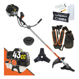 Cortador De Grama À Gasolina Terra Grh430 Alta Rotação 43cc