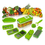 Cortador Fatiador Legumes Verduras Frutas Verde