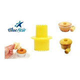 Cortador Furador De Cupcake P/ Rechear Tira Miolo Blue Star
