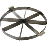 Cortador Pizza Marcador Bolo, Torta 8 Pedaços Inox 35cm
