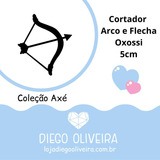 Cortador Pla Arco E Flecha (oxossi) - Coleção Axé