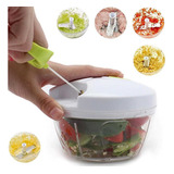 Cortador Triturador Moedor Manual Alimentos Vegetais 3 Corte