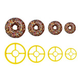 Cortadores Para Donuts Rosquinha Kit 4 Formas