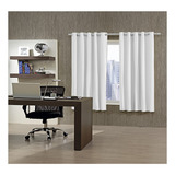 Cortina Blackout Para Janela 2,00 X 1,60 Corta 100% Luz Cor Branco