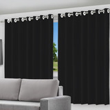Cortina Blackout Preto Pelicula Para Tilhos 280cm X 220cm