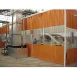 Cortina Cabine De Pintura L3,50x2,50 A (cor Azul)