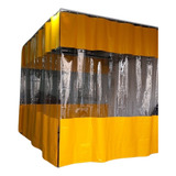 Cortina Cabine Pintura C/ Ilhós 4,6(l)x2,8(a)frete Grátis