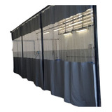 Cortina Cabine Pintura C/ilhós 4,5(l)x2,5(a) Frete Incluso