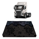 Cortina Cetim Volvo Fhnh T.alto Compl (divisdiant ) Preto