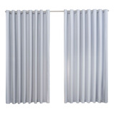 Cortina Corta Sol Blecaut Blekaut Blackout Casa 2,00x1,70 Cor Gelo