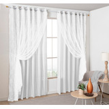 Cortina De Renda Para Sala Quarto 3,00x1,80 Varão Simples