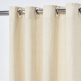 Cortina Luxo De Linho 400 M X 2 80 M Esticada Varao 3 Metros