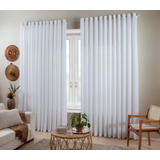 Cortina Luxo Para Sala Quarto 4,00 X 2,60 Voil/voal