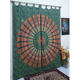 Cortina Manta Painel Mandala Indiana Casal