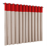 Cortina Oxford Bicolor De Sala/quarto 300x250