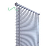 Cortina Persiana Horiz Pvc 100x130 Cinza Primafer