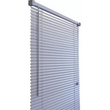 Cortina Persiana Horiz Pvc 160 X 160 Cm 25 Mm Cinza Primafer