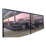 Cortina Pvc Completa Medida 1,40m X 2,10 M 12x S/ Juros