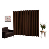Cortina Roma 3 X 2,20 - Folha Dupla - Quarto