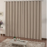 Cortina Roma Micropercal 6,00 X 2,30m Com Ilhós Para Varão