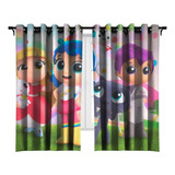 Cortina Roma Quarto Varios Modelos Infantil 2,50x2,50m