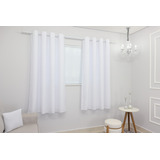 Cortina Sala/quarto 600x180 Dupla Oxford 4 Folhas Para Varão