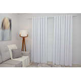 Cortina Sala/quarto 600x280 Dupla Oxford 4 Folhas Para Varão