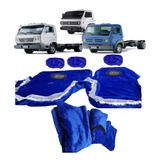 Cortina Vw Titan + Capas Bancos-carona Sofá + Painel Emblema