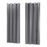 Cortinas Porta Vidro Balcão Blackout Tecido Pvc 2,80x2,30m Cor Cinza