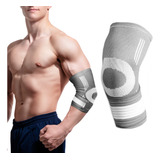 Cotoveleira Compressão Elástica Faixa Ajustável Treino Fit