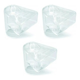 Cotovelo Cristal Para Filtro Biológico - 3 Peças