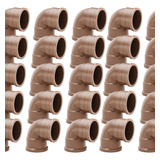 Cotovelo Joelho 90° Soldável 1/2 50mm Marrom Krona 25 Peças