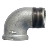 Cotovelo Joelho Galvanizado Macho Fêmea 90 Graus - 3/4''