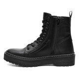 Coturno Bota Cano Alto Feminino Tratorada Blogueira Conforto