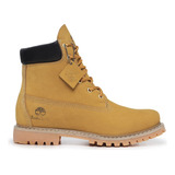Coturno Bota Em Couro Timberland Unissex