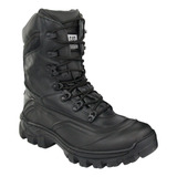 Coturno Bota Tático Militar Búfalo Couro Legitimo Bico Pvc