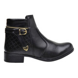 Coturno Feminino Cano Curto Casual Exclusivo Promoção
