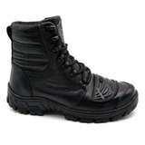 Coturno Militar Attack Em Couro Bm Brasil 5167