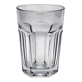 Country Copo Long Drink400ml Fumê Cor Transparente