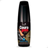 Couro Bom Polidor De Sapato Líquido Preto Flex Frasco 40ml