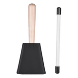 Cowbell Wooden Mallet Instrument Handle Percussion Cowbell