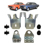 Coxins + Suportes Radiador Opala E Caravan 6cil 75/79