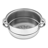 Cozi-vapore Tramontina Solar 24cm 5,6l Em Aço Inox Com Alças