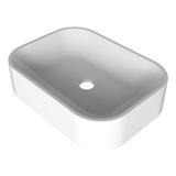 Cozimax Luna 36x27cm Cor Branco Cuba Pia Para Banheiro Lavabo Apoio Sobrepor