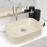 Cozimax Luna Cuba Pia Para Banheiro Lavabo Areia Sobrepor