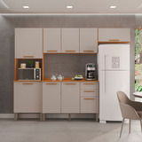 Cozinha Compacta 4 Peças 9 Portas 2 Gavetas Bella Wt