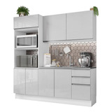 Cozinha Compacta Madesa 100% Mdf Acordes Glamy 8 Portas